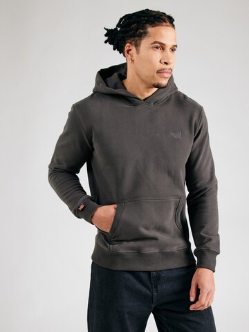 Felpa 'Essential' di Superdry in nero: frontale