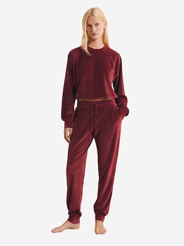 Pantaloncini da pigiama 'Bayron' di ETAM in rosso