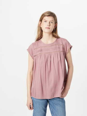 VERO MODA Blouse 'DEBBIE' in Roze: voorkant