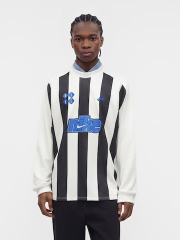 Nike Sportswear Mikina 'CLUB' - Biela: predná strana