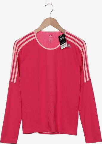 ADIDAS PERFORMANCE Sweatshirt & Zip-Up Hoodie in M in Pink: front