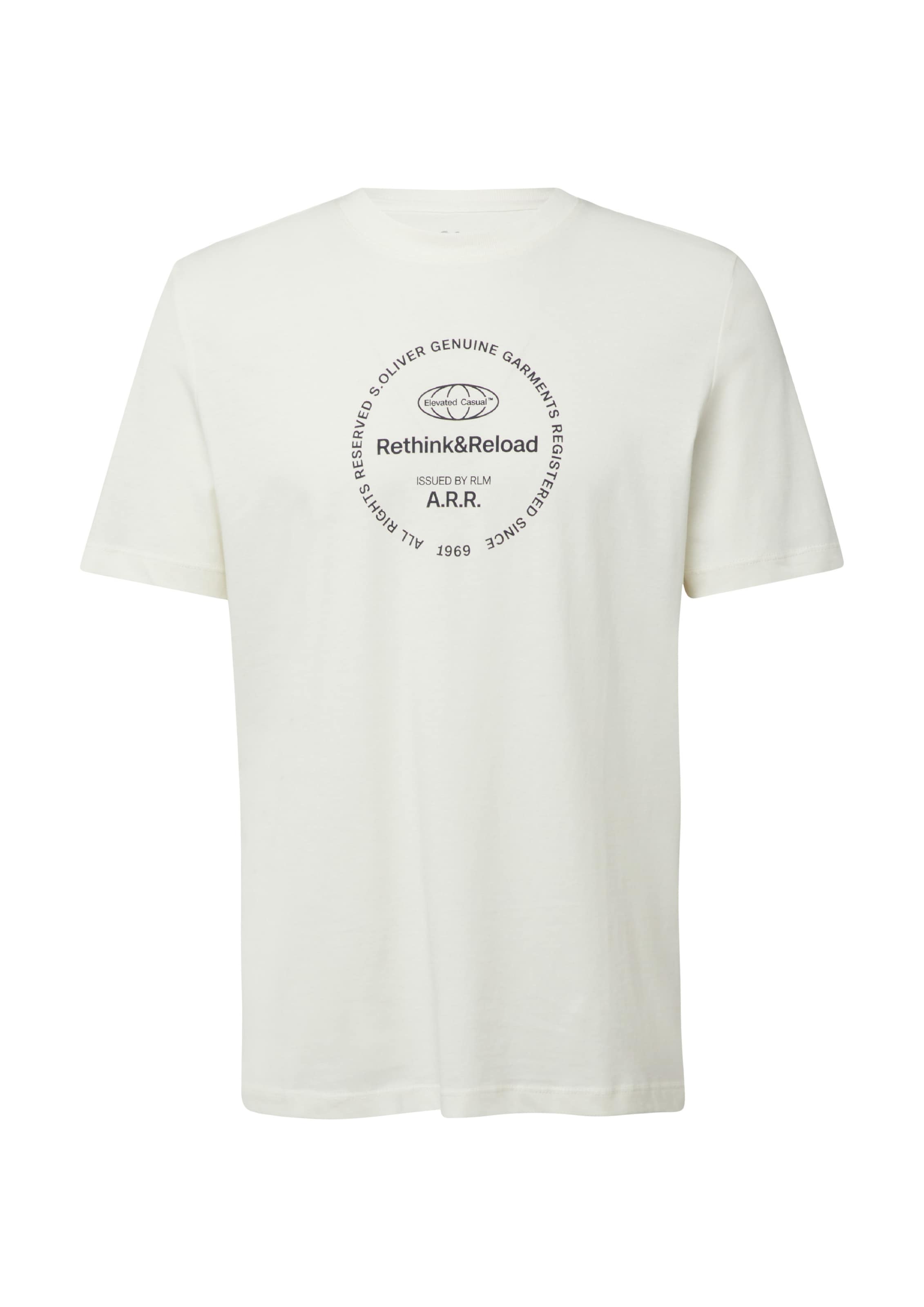 s.Oliver Футболка в Бежевый: спереди