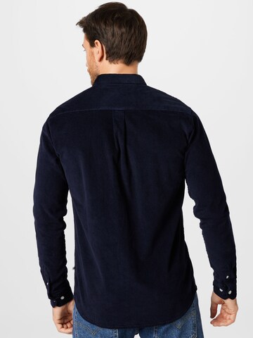 Coupe regular Chemise 'Johan' Kronstadt en bleu