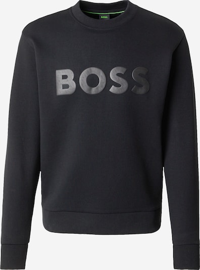 BOSS Sweater majica 'Salbo' u antracit siva / crna, Pregled proizvoda