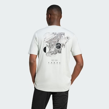 T-Shirt fonctionnel 'City Escape Space' ADIDAS SPORTSWEAR en blanc : devant
