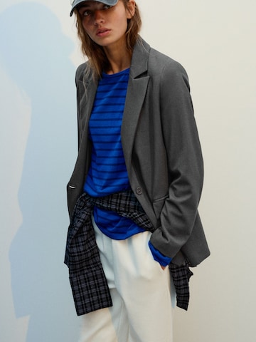 Pull&Bear Blézer - szürke: elől