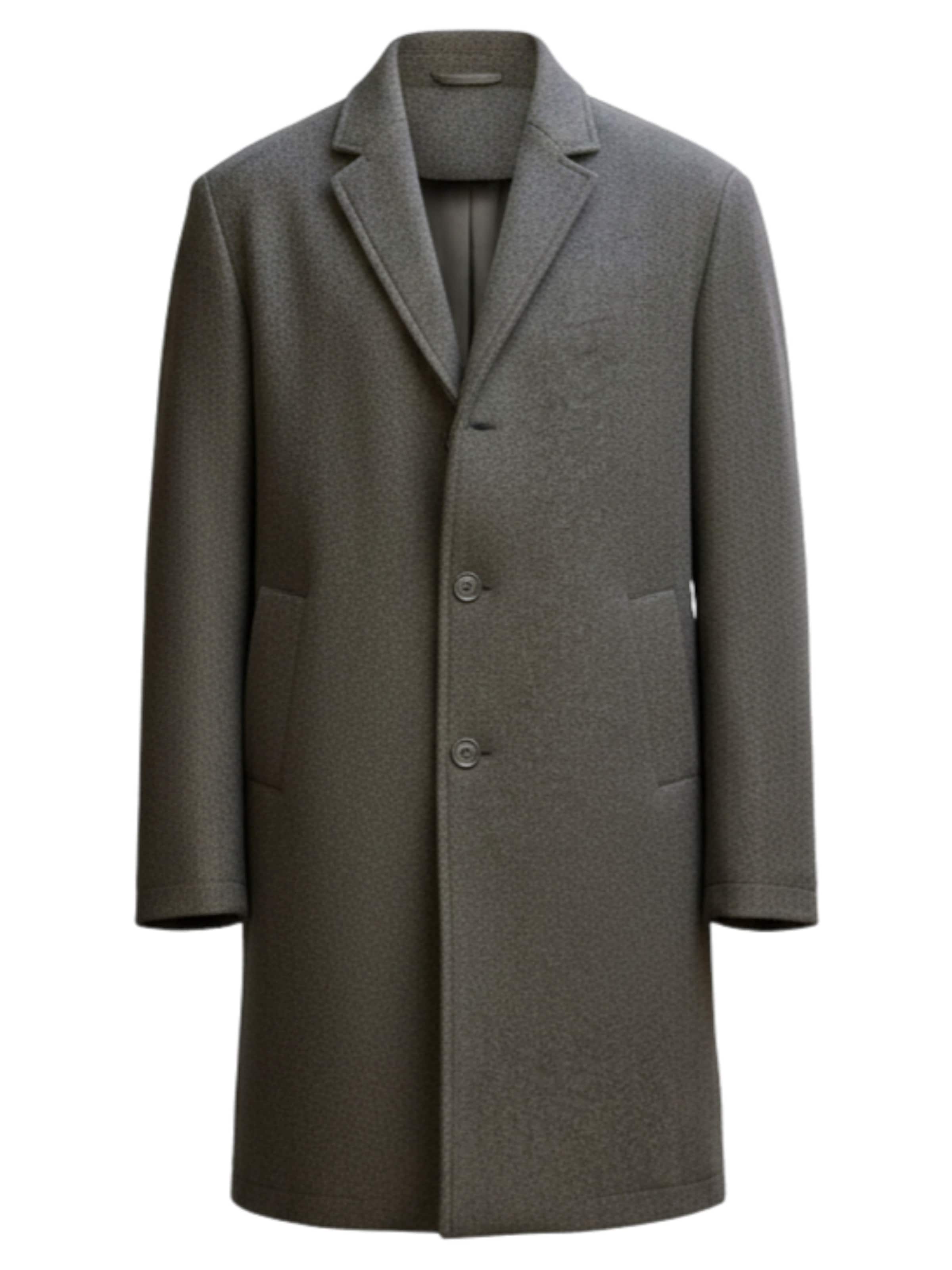 Ombre Between-seasons coat in Grey: front