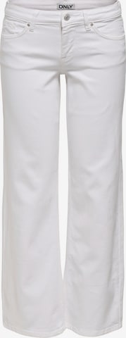 Wide Leg Jean 'ONLJudy-O' ONLY en blanc : devant