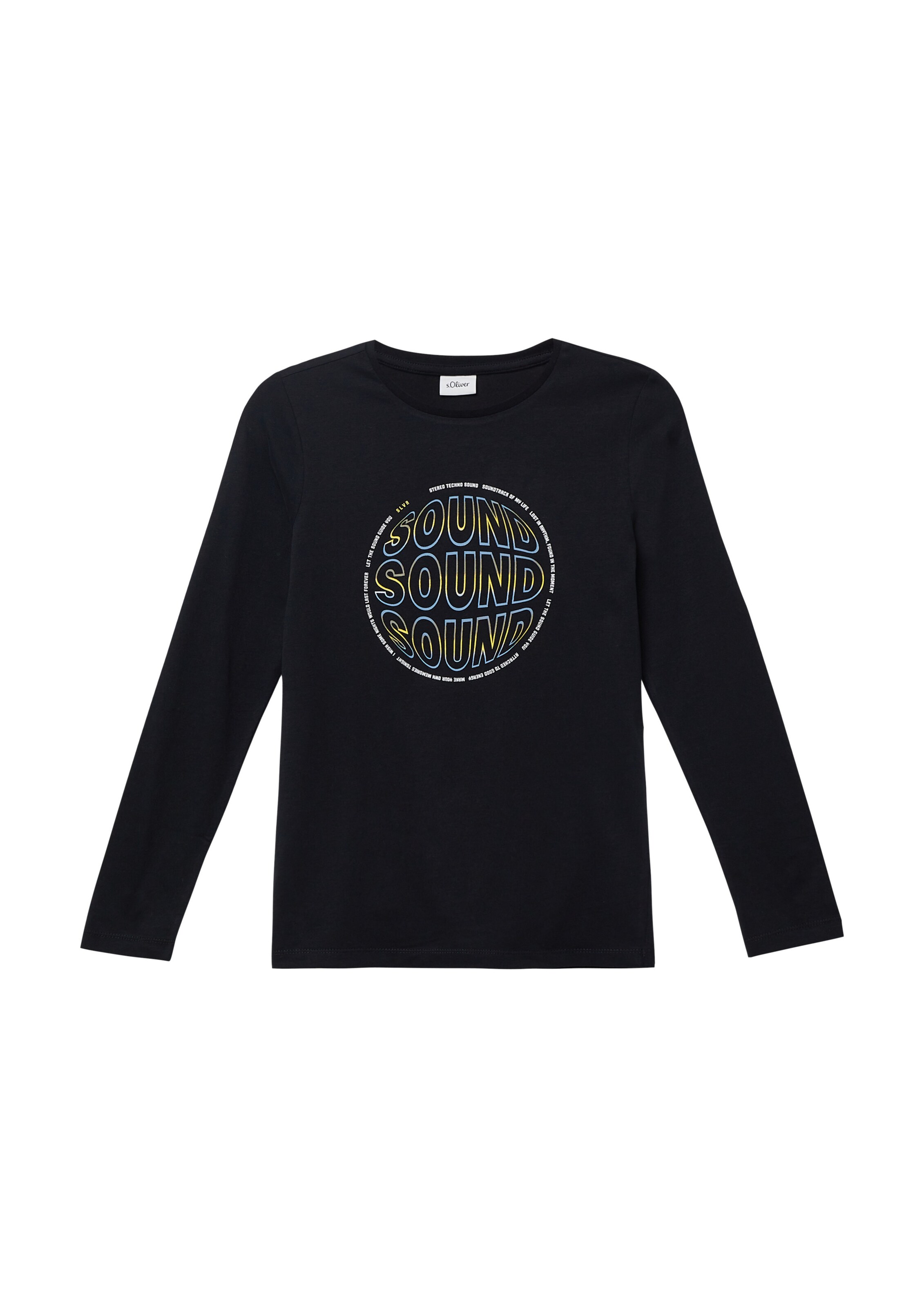 s.Oliver Shirt in Schwarz: Vorderseite