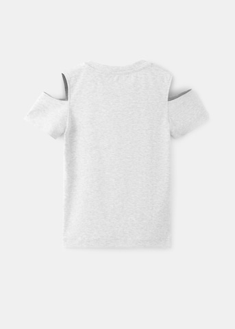 Tricou 'STAR' de la MANGO KIDS pe gri