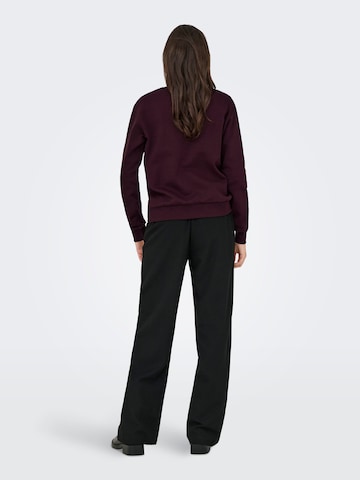 JDY Sweatshirt 'JDYParis' in Red