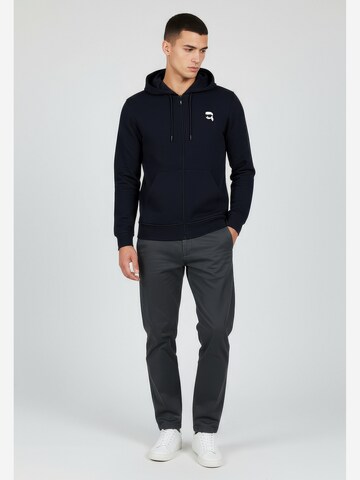 Karl Lagerfeld - Casaco em moletão em azul