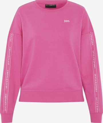 Jette Sport Sweatshirt in Pink: front