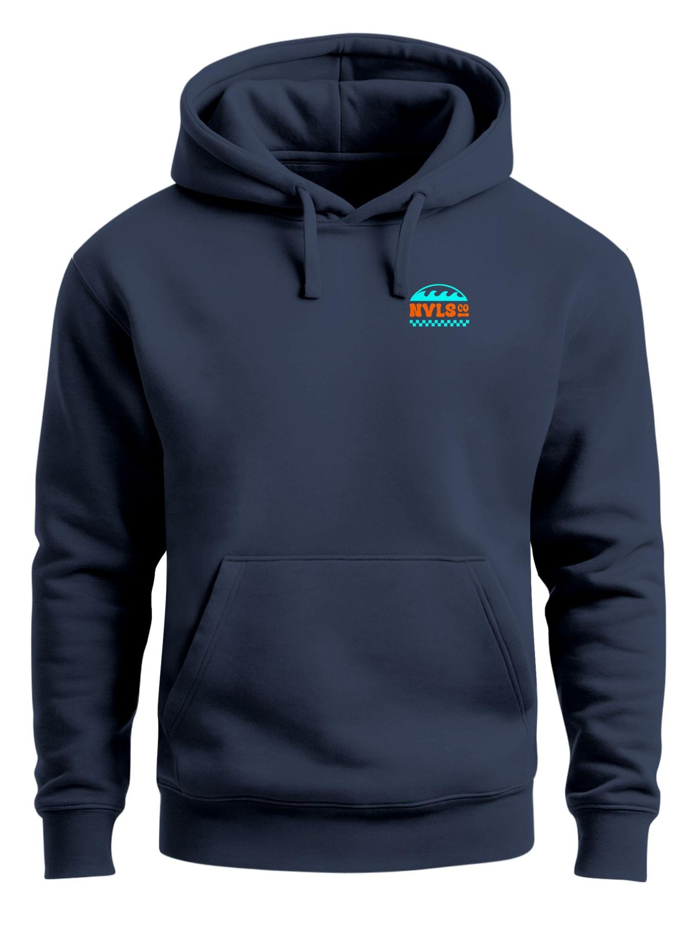 Neverless Sweatshirt 'surf-club'‌‌‌‌‌‌‌‌ in Blau: Vorderseite