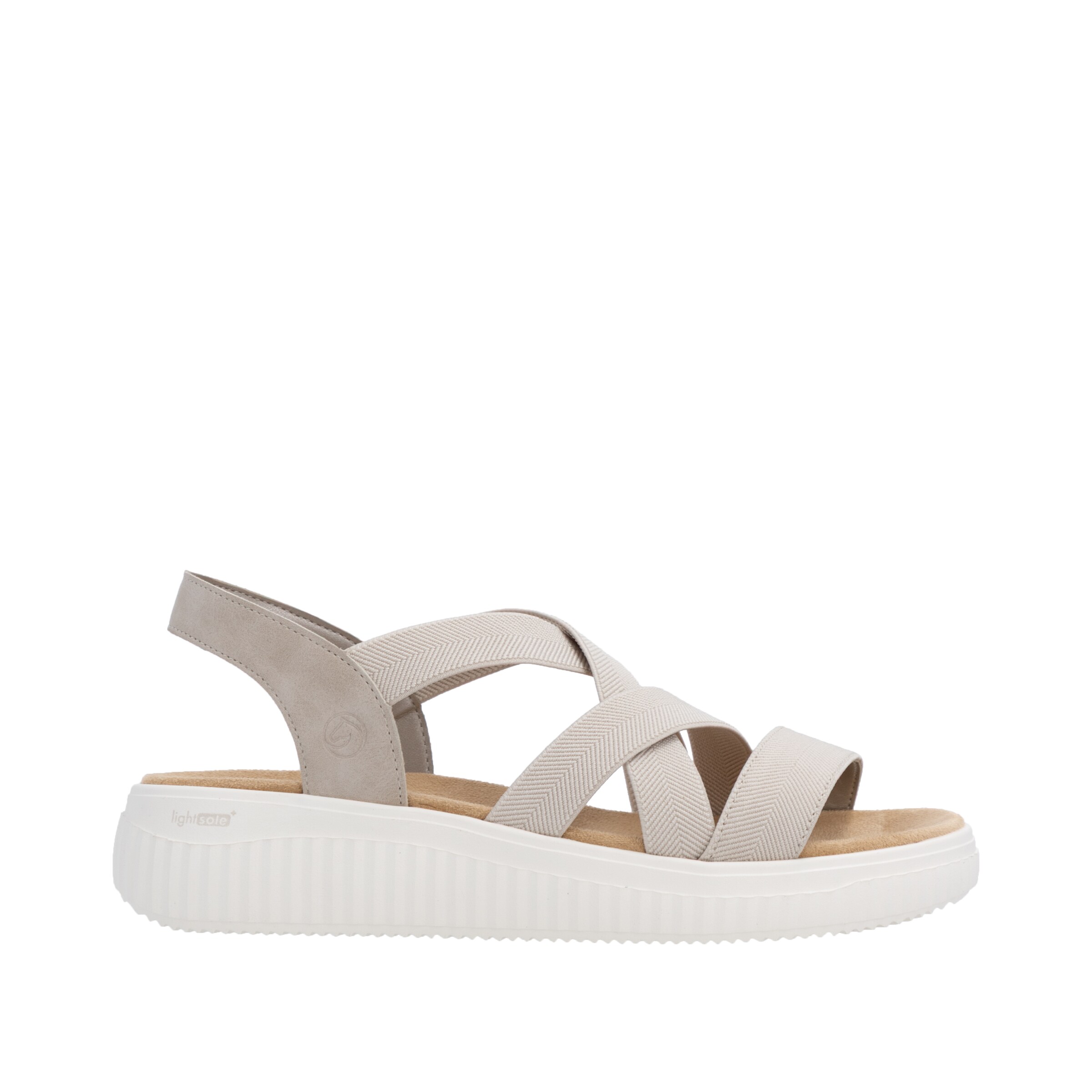 REMONTE Strap Sandals 'D3L52' in Beige