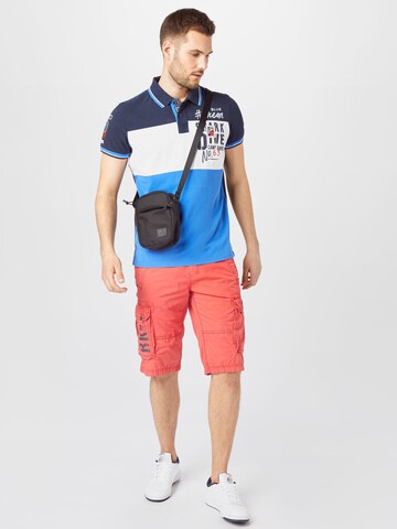 Tricou 'Polo 1/2' de la CAMP DAVID pe albastru