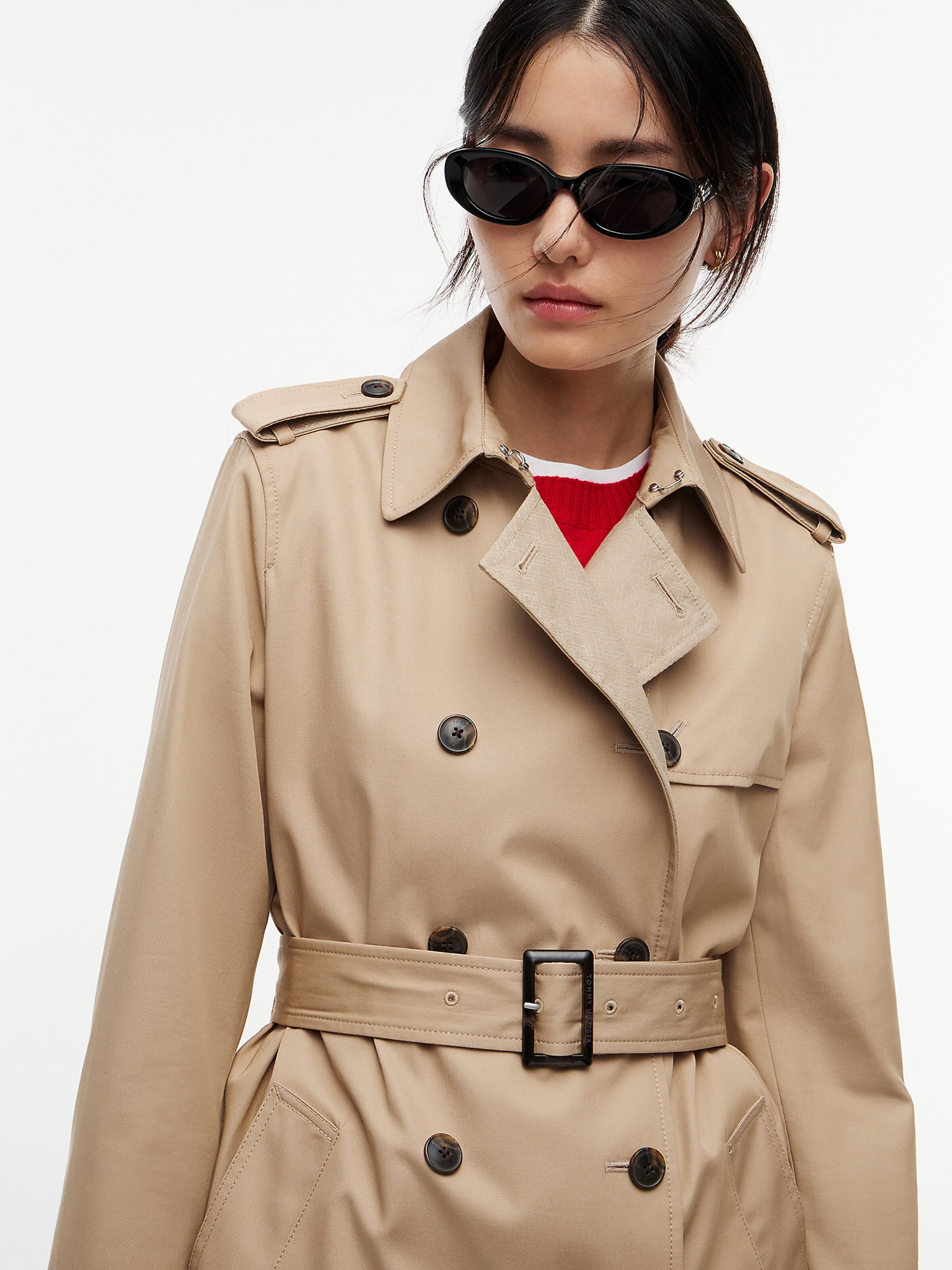 TOMMY HILFIGER Mantel in Beige