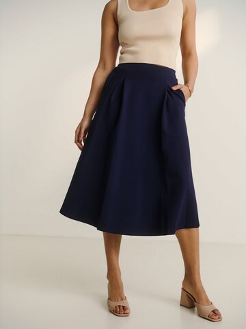 Guido Maria Kretschmer Women Skirt 'Fabiane' in Blue: front