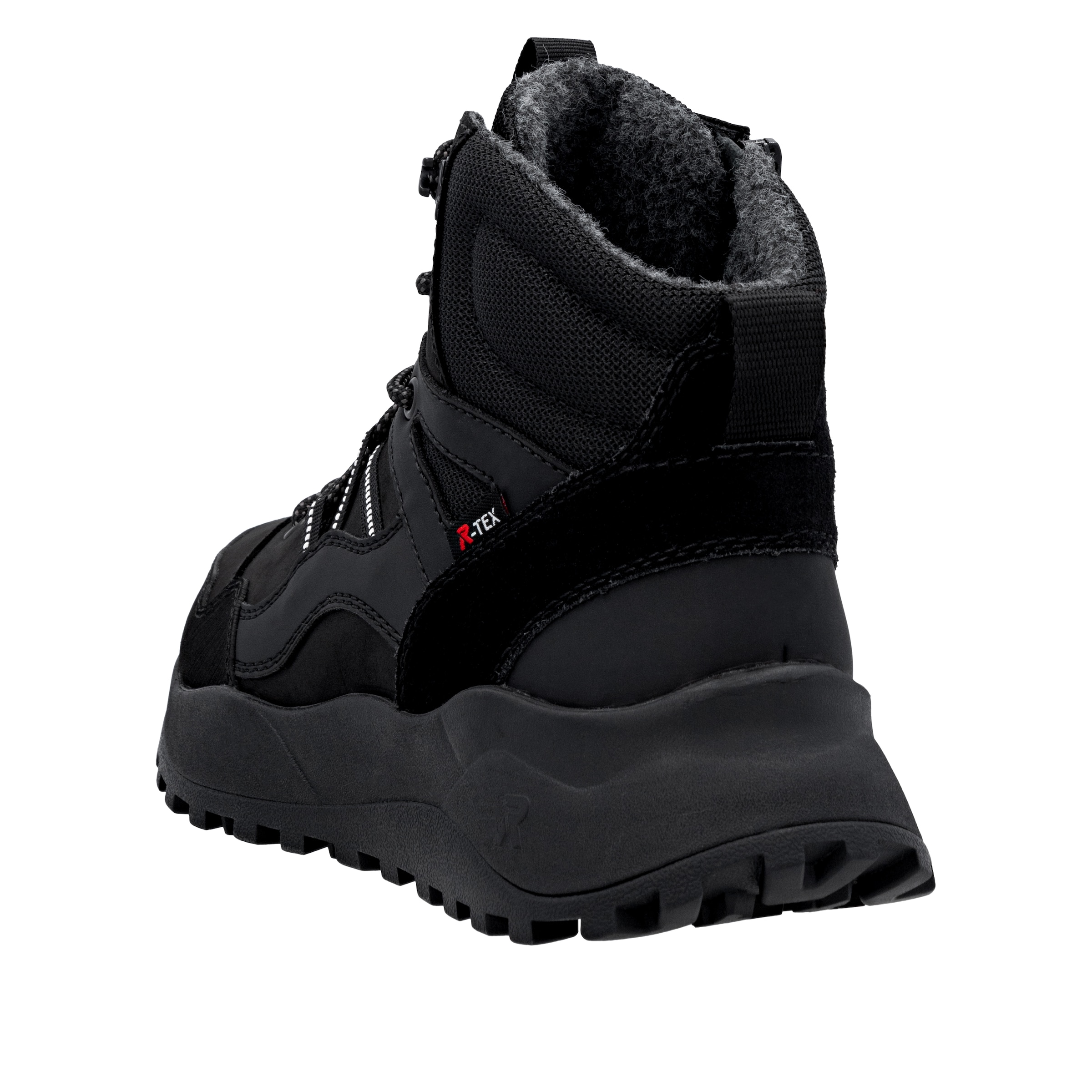 Bottes à lacets 'U1370' Rieker en noir