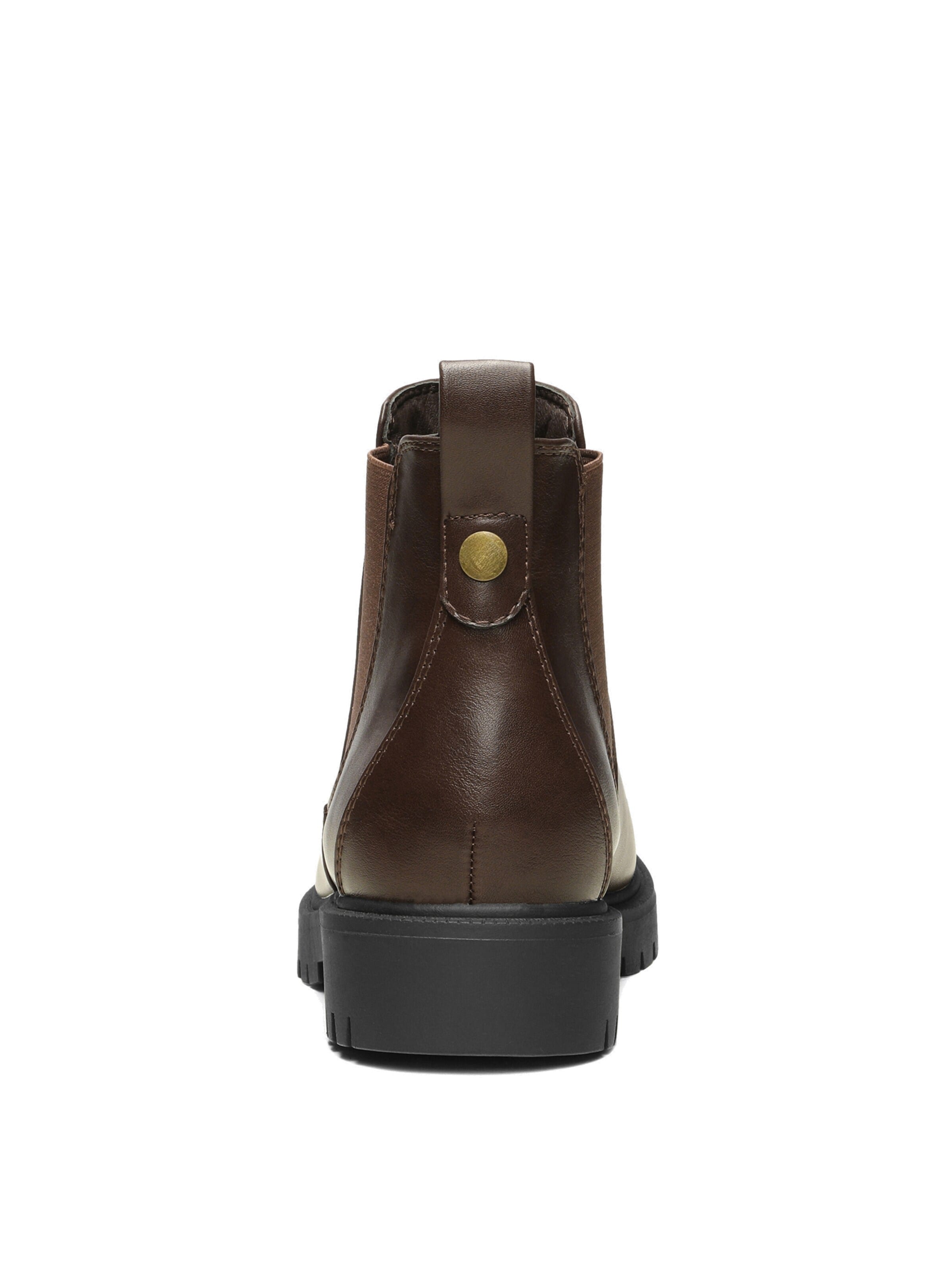 Boots 'DREAM PAIRS Damen Chelsea Boots Klassische Stiefeletten' di Dream Pairs in marrone