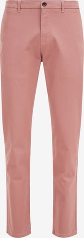 WE Fashion Slimfit Chinohose in Pink: predná strana