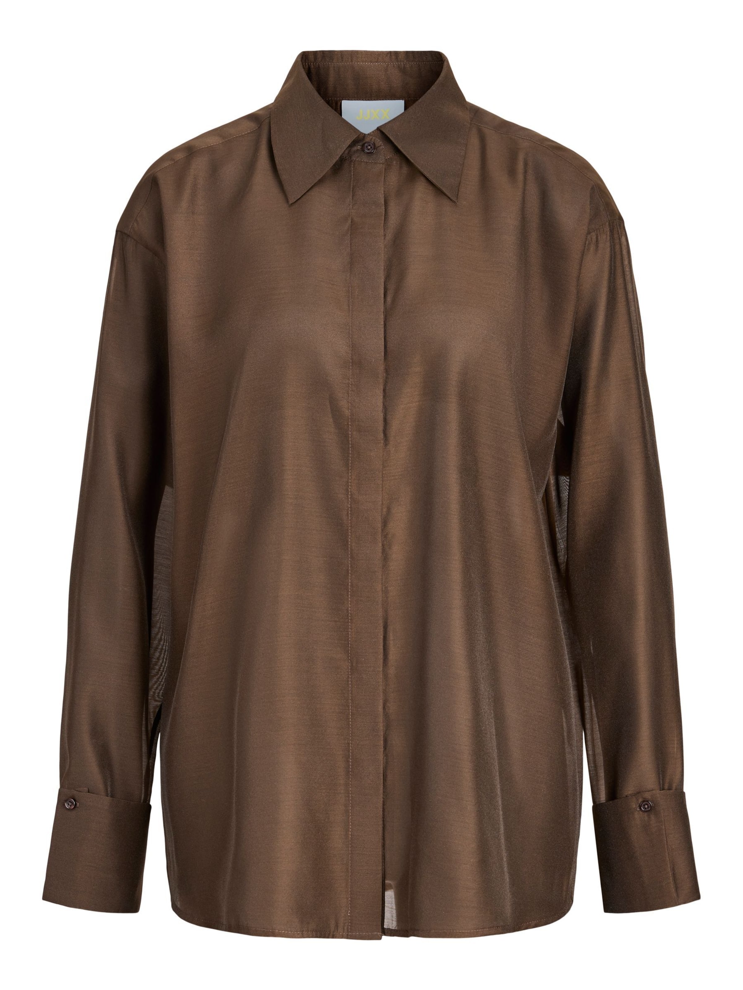 JJXX Bluse 'JXAya' i mørkebrun, Produktvisning