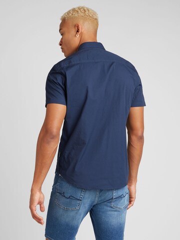 BLEND Slim fit Overhemd in Blauw