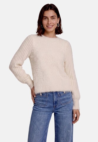 Pullover di zero in beige: frontale