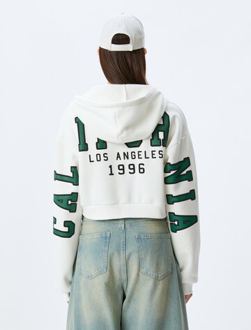 Koton Sweatjacke in Beige: Vorderseite