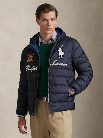 mėlyna Polo Ralph Lauren Žieminė striukė: priekis