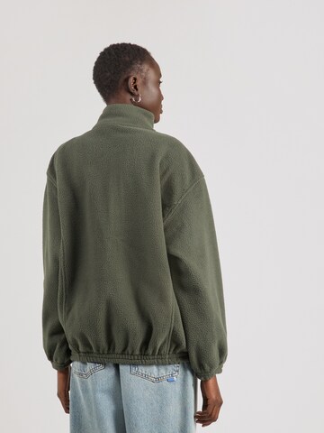 WEEKDAY Fleece jacket 'Leia' in Green