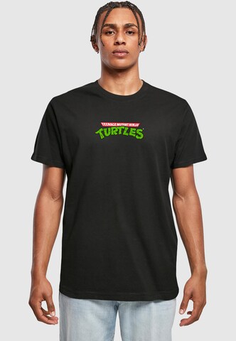 Merchcode T-Shirt 'Turtles Team' in Schwarz