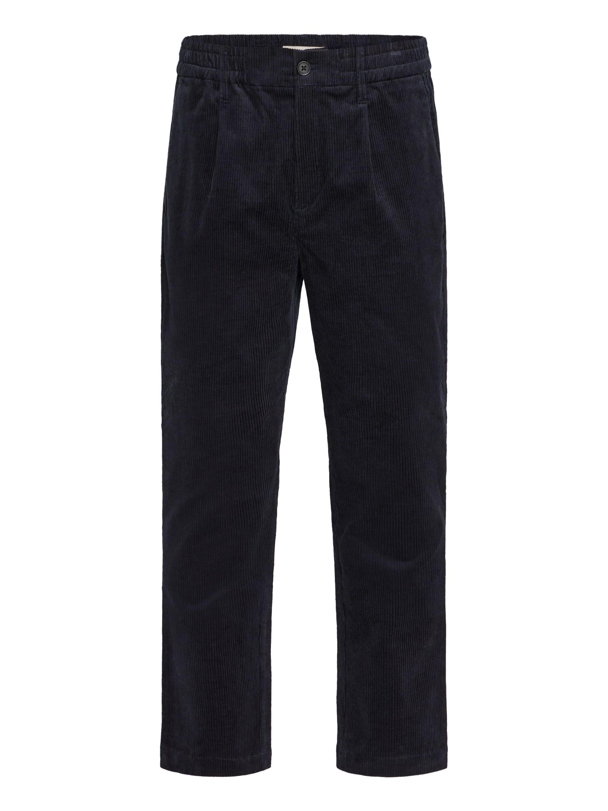 Casual Friday - Loosefit Pantalón chino 'Marc' en negro: frente