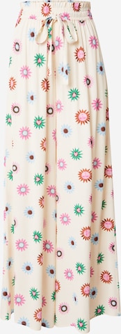 Fabienne ChapotWide Leg/ Široke nogavice Hlače 'Palapa' - bež boja: prednji dio