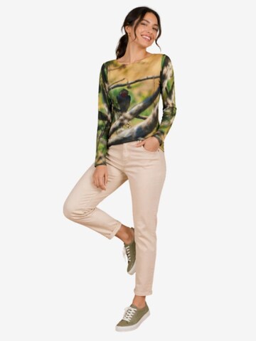fabrari Shirt 'Viskose-Jersey Langarm "Freiheit"' in Mixed colours