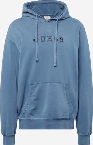 GUESS - Sweatshirt em azul: frente