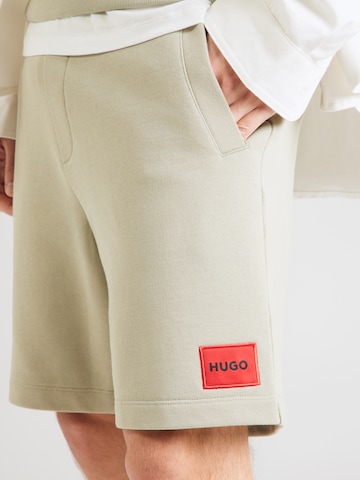 HUGO Обычный Штаны 'Diz' в Зеленый