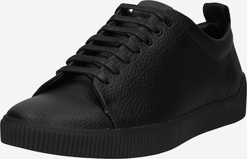 HUGO Red Platform trainers 'Zero Tenn' in Black: front