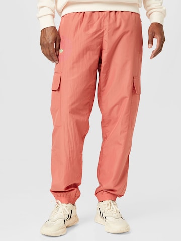 ADIDAS ORIGINALS Tapered Cargo Pants 'Graphic Ozworld ' in Pink: front