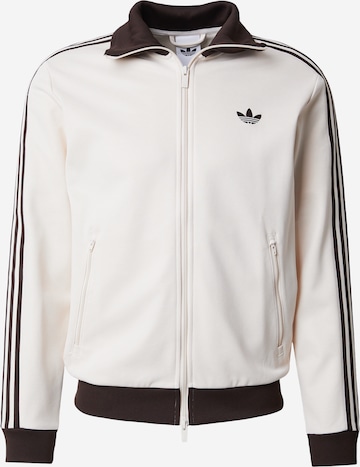 ADIDAS ORIGINALS Sweat jacket 'Classic' in White: front
