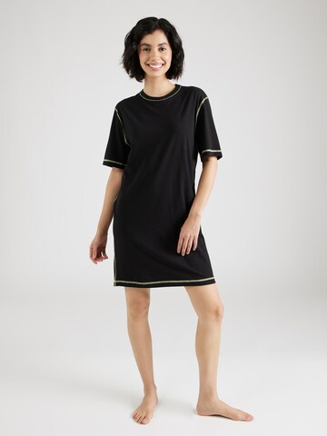 Calvin Klein Underwear Nightgown in Black: front