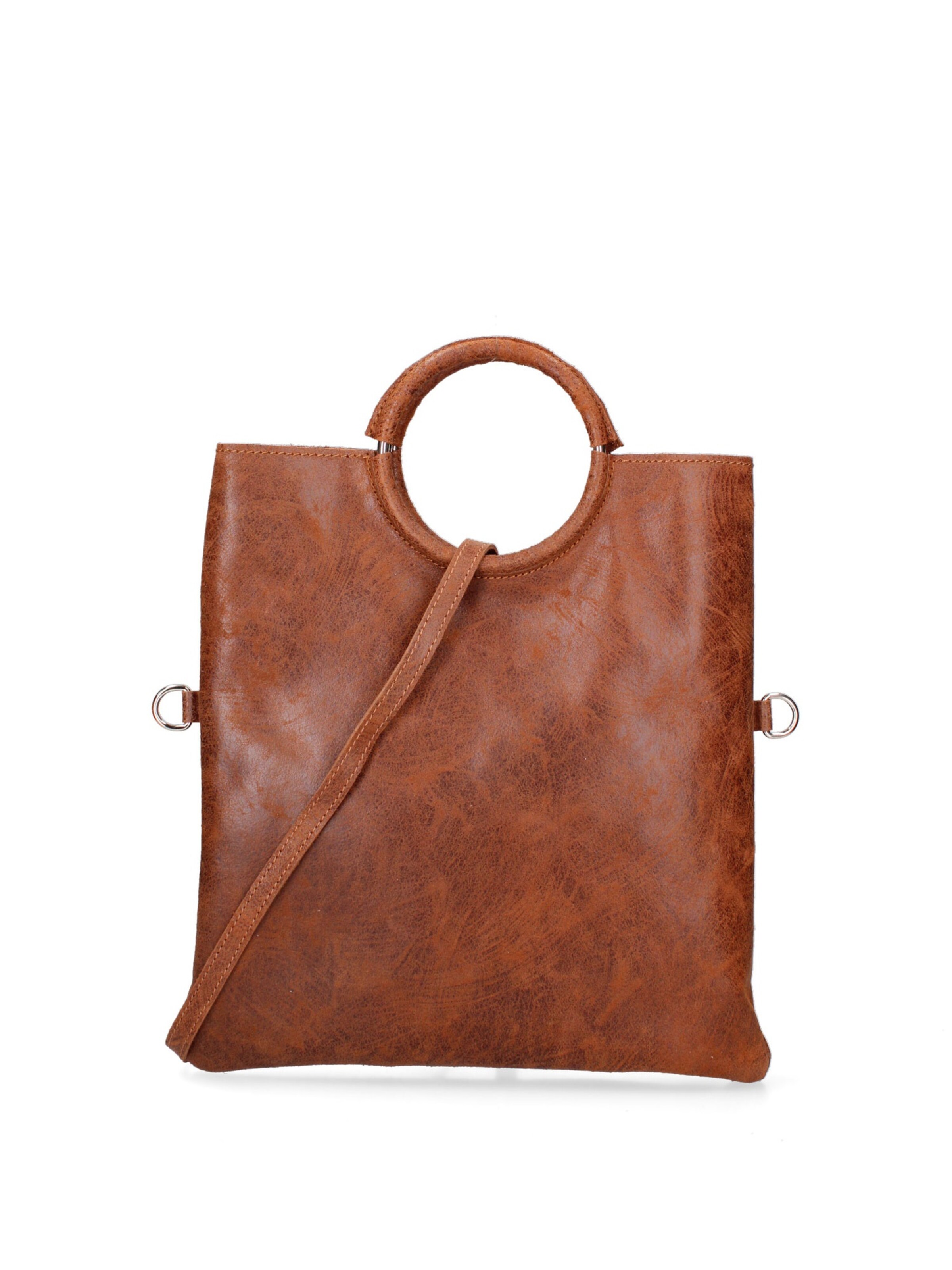 Borsa a mano di Gave Lux in marrone: frontale