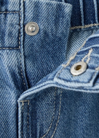 MANGO KIDS Regular Jeans 'PAPERBAG' i blå