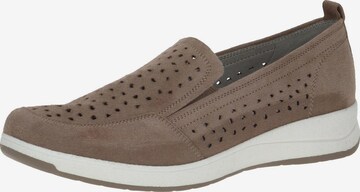 CAPRICE Classic Flats in Brown: front