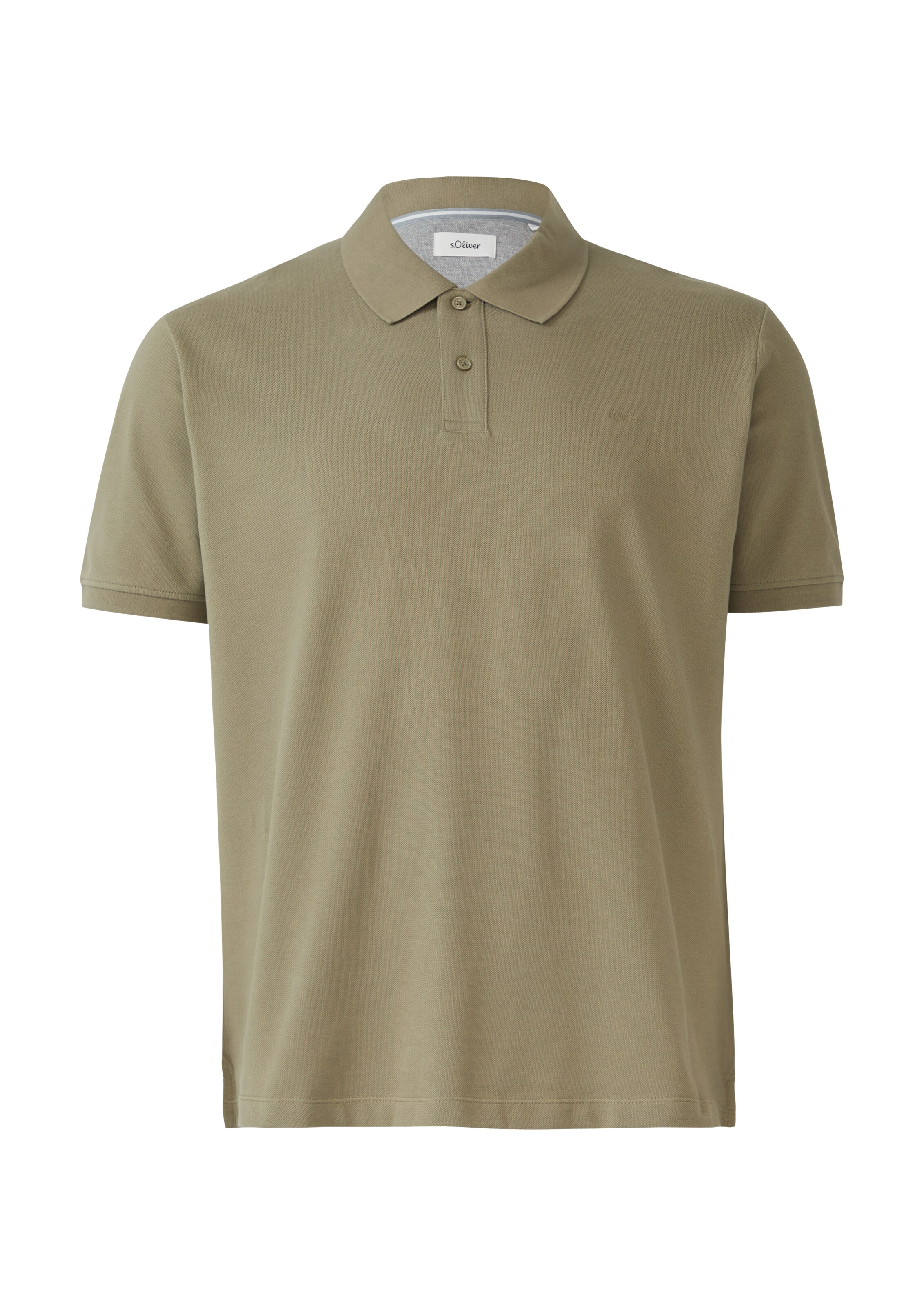 s.Oliver Men Big Sizes Poloshirt in Grün: Vorderseite