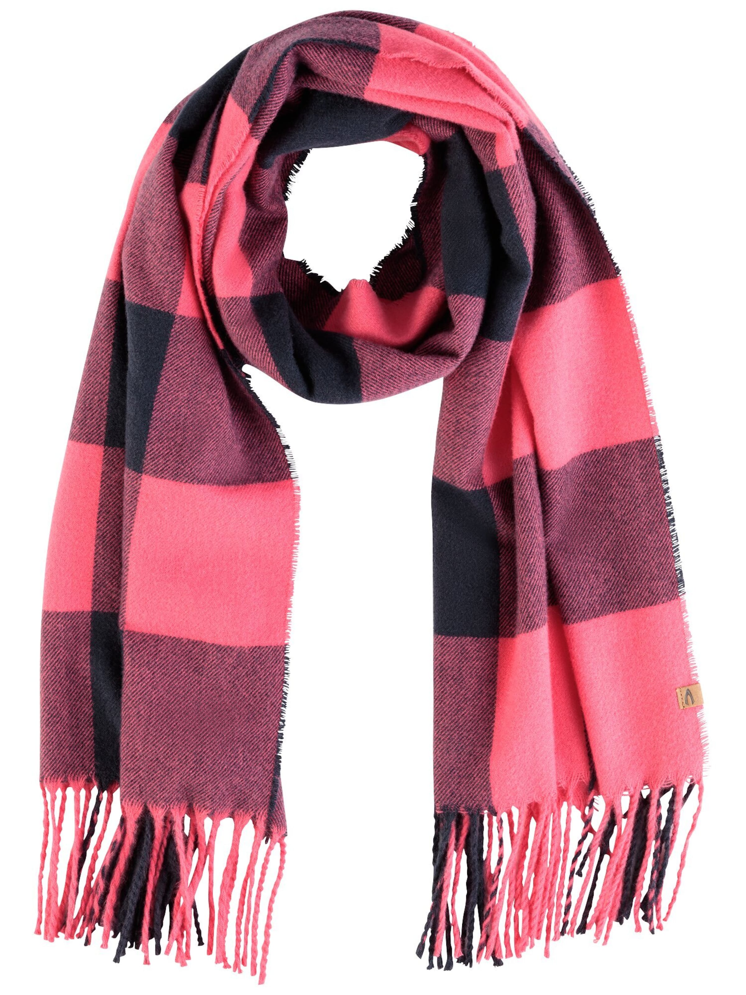 CAMEL ACTIVE Schal in braun / pink / schwarz, Produktansicht