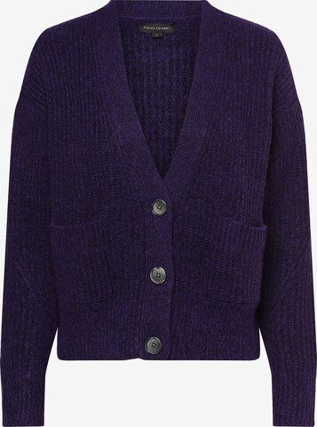 Franco Callegari Knit Cardigan ' ' in Purple: front