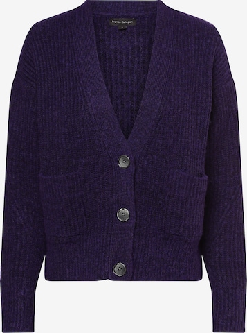 Franco Callegari Knit Cardigan ' ' in Purple: front
