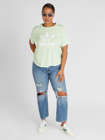 ADIDAS ORIGINALS - Camisa 'Trefoil' em verde