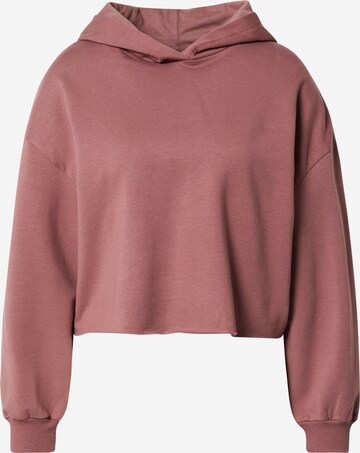 Sweat-shirt 'Ellen' ABOUT YOU en marron : devant